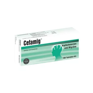Cefamig tabletter, 100 stk Cefamig tabletter, 100 stk