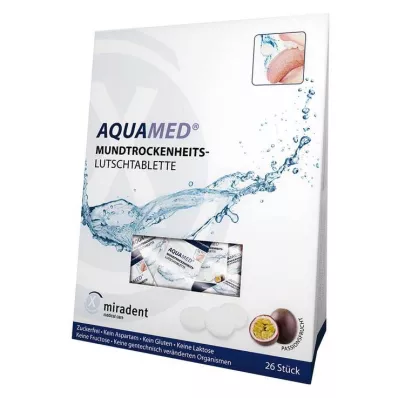 MIRADENT Aquamed Pastiller for tørr munn, 60 g