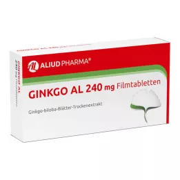 GINKGO AL 240 mg filmdrasjerte tabletter, 60 stk