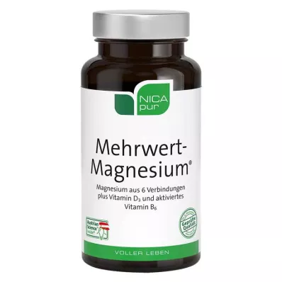 Nicapur verdiøkende magnesiumkapsler, 60 stk Nicapur verdiøkende magnesiumkapsler, 60 stk