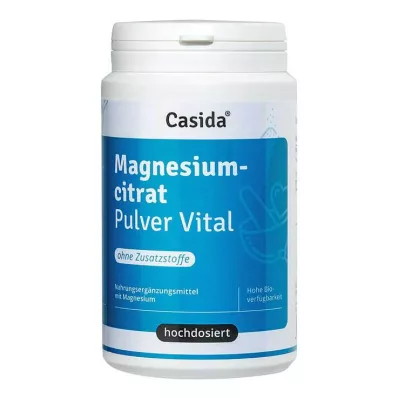 Magnesium citrate vitalt pulver, 200 g Magnesium citrate vitalt pulver, 200 g