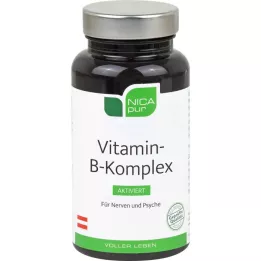 NICAPUR Vitamin B-kompleks aktiverte kapsler, 60 stk