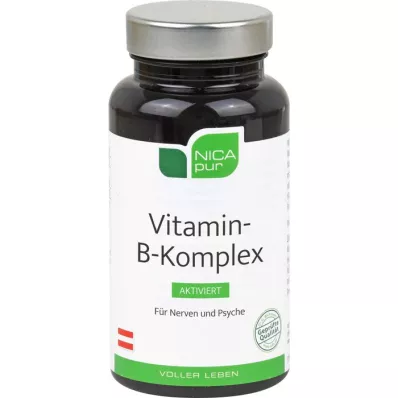 NICAPUR Vitamin B-kompleks aktiverte kapsler, 60 stk