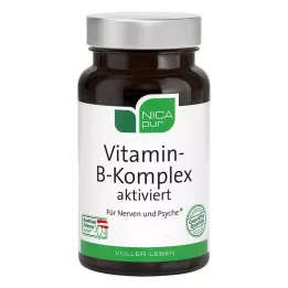 NICAPUR Vitamin B-kompleks aktiverte kapsler, 60 stk