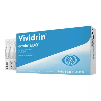 VIVIDRIN ektoin EDO Øyedråper, 10X0,5 ml