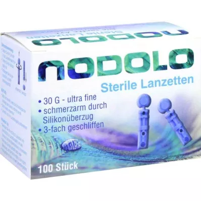 LANZETTEN NODOLO steril 30 G ultrafin, 100 stk LANZETTEN NODOLO steril 30 G ultrafin, 100 stk