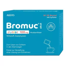 BROMUC akut Junior 100 mg hostestillende P.H.e.L.z.E., 20 stk