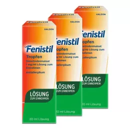 FENISTIL Dråper, 3X20 ml