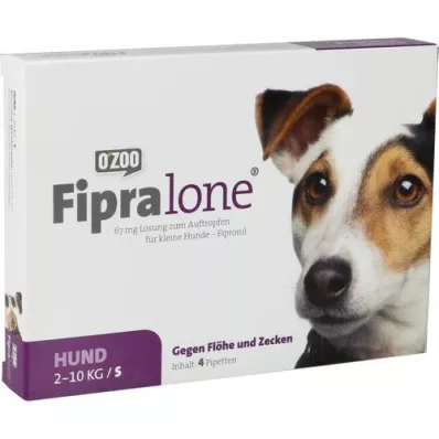 FIPRALONE 67 mg oral oppløsning til små hunder, 4 stk
