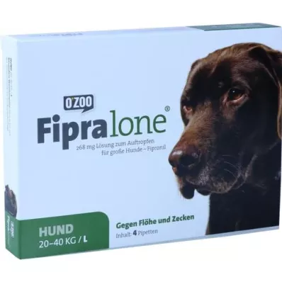 FIPRALONE 268 mg oral oppløsning til store hunder, 4 stk