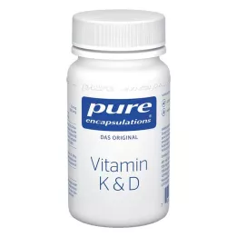 PURE ENCAPSULATIONS K-vitamin &amp; D-kapsler, 60 stk