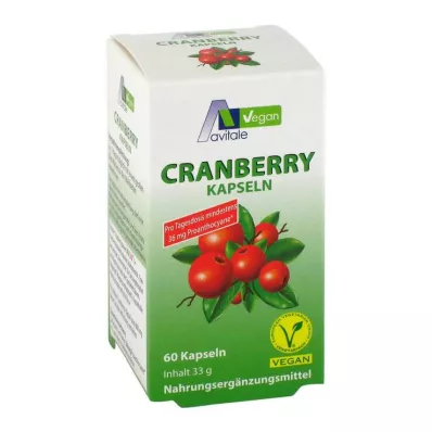 Tranebær Vegan Kapsler 400 mg, 60 stk Tranebær Vegan Kapsler 400 mg, 60 stk