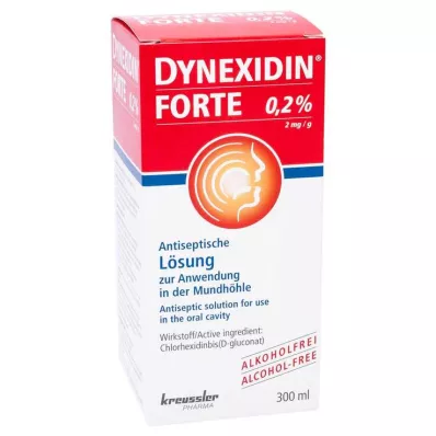 Dynexidin Forte 0,2 % løsning, 300 ml Dynexidin Forte 0,2 % løsning, 300 ml