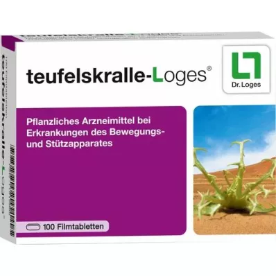 TEUFELSKRALLE-LOGES Filmdrasjerte tabletter, 100 stk