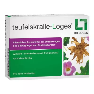 TEUFELSKRALLE-LOGES Filmdrasjerte tabletter, 100 stk TEUFELSKRALLE-LOGES Filmdrasjerte tabletter, 100 stk