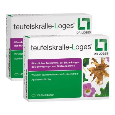 TEUFELSKRALLE-LOGES Filmdrasjerte tabletter, 200 stk TEUFELSKRALLE-LOGES Filmdrasjerte tabletter, 200 stk