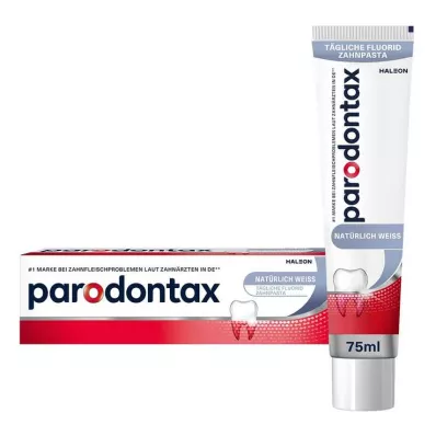 PARODONTAX naturlig hvit tannkrem, 75 ml PARODONTAX naturlig hvit tannkrem, 75 ml
