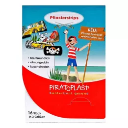 PIRATOPLAST Gipsstrimler for gutter 3 størrelser, 16 stk