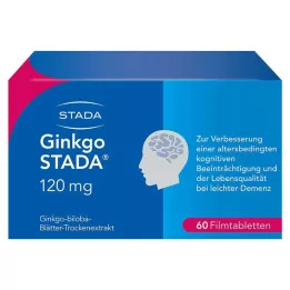 Ginkgo STADA® 120 mg filmdrasjerte tabletter, 60 stk