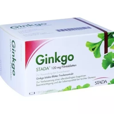 GINKGO STADA 120 mg filmdrasjerte tabletter, 120 stk
