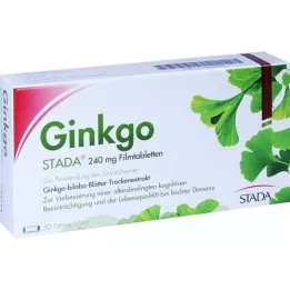 GINKGO STADA 240 mg filmdrasjerte tabletter, 30 stk