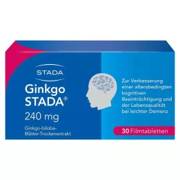 Ginkgo STADA® 240 mg filmdrasjerte tabletter, 30 stk