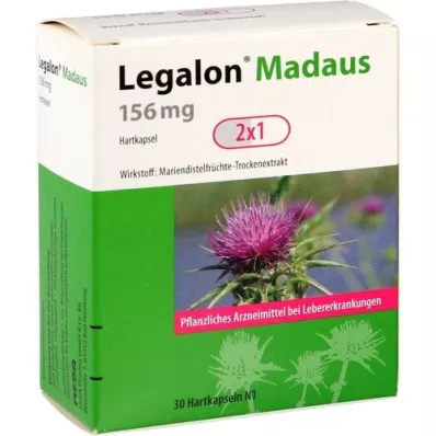 LEGALON Madaus 156 mg harde kapsler, 30 stk