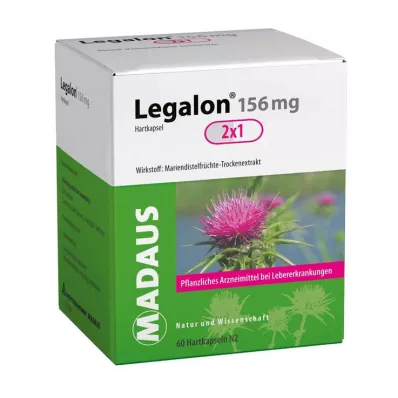Legalon Madaus 156 mg harde kapsler, 60 stk