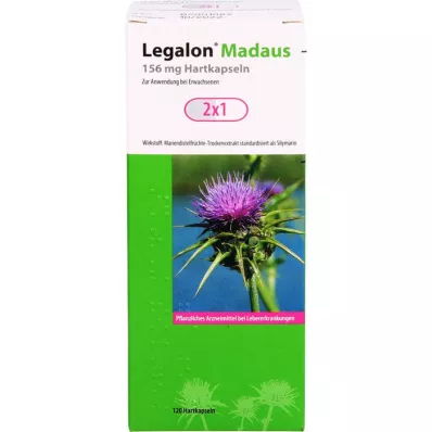 LEGALON Madaus 156 mg harde kapsler, 120 stk