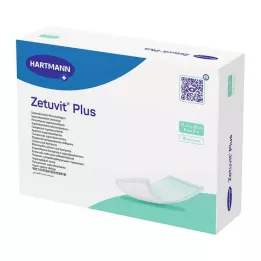 ZETUVIT Plus ekstra sterk absorberende kompress, steril 15x20 cm, 10 stk