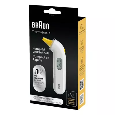 Braun Thermoscan 3 IRT 3030 øretermometer, 1 stk
