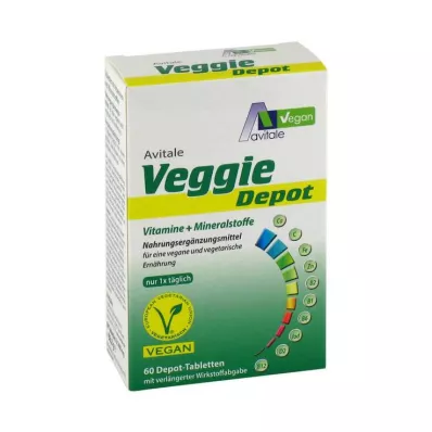 VEGGIE Depot Vitaminer+mineraler tabletter, 60 kapsler
