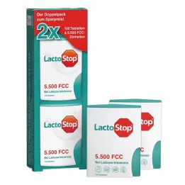 LACTOSTOP 5 500 FCC Tablets Click Dispenser Dop.Pa., 2X120 stk