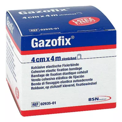 Gazofix festebandasje sammenhengende 4 cmx4 m, 1 stk Gazofix festebandasje sammenhengende 4 cmx4 m, 1 stk