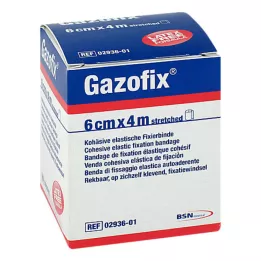 GAZOFIX Fikseringsbandasje kohesiv 6 cmx4 m, 1 stk