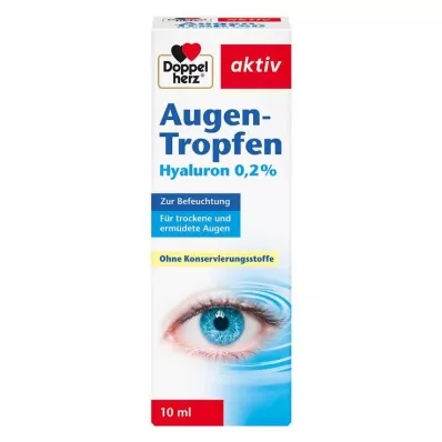 Doppelherz øyedråper hyaluronsyre 0,2%, 10 ml