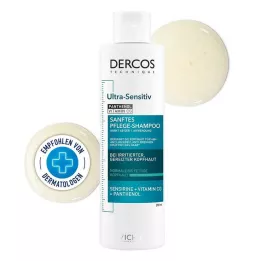 VICHY DERCOS ultra-sensitiv sjampo for fet hodebunn, 200 ml