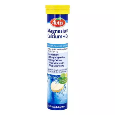 ABTEI Magnesium Kalsium+D3 brusetabletter, 15 stk ABTEI Magnesium Kalsium+D3 brusetabletter, 15 stk