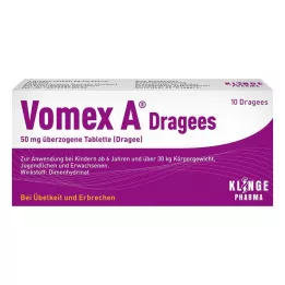 VOMEX A Smeltetabletter 50 mg, 10 stk