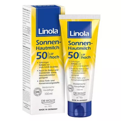 LINOLA Solhudmelk LSF 50, 100 ml