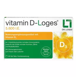 VITAMIN D-LOGES 5.600 I.E. Wo.Depot Chewabl.Fam.Pa, 60 stk