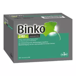 BINKO 240 mg filmdrasjerte tabletter, 120 stk