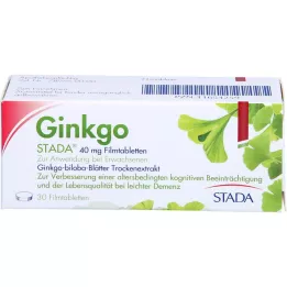 GINKGO STADA 40 mg filmdrasjerte tabletter, 30 stk