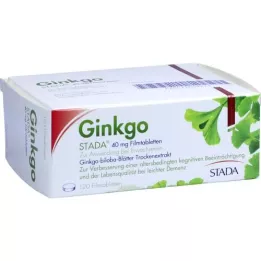 GINKGO STADA 40 mg filmdrasjerte tabletter, 120 stk