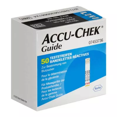 ACCU-CHEK® Guide teststrimler, 1x50 stk ACCU-CHEK® Guide teststrimler, 1x50 stk
