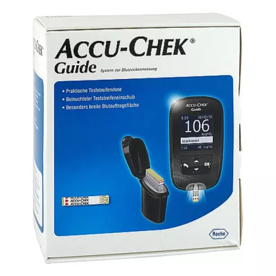 ACCU-CHEK Guide blodsukkermåler sett mg/dl, 1 stk ACCU-CHEK Guide blodsukkermåler sett mg/dl, 1 stk