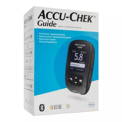 ACCU-CHEK Guide blodsukkermålesett mmol/l, 1 stk ACCU-CHEK Guide blodsukkermålesett mmol/l, 1 stk