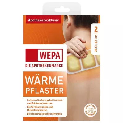 Varme gips hals / rygg 8,5x28,5 cm Wepa, 2 stk Varme gips hals / rygg 8,5x28,5 cm Wepa, 2 stk