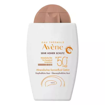 Avene Mineral Sun Fluid Spf 50+ tonet (40 ml) Avene Mineral Sun Fluid Spf 50+ tonet (40 ml)