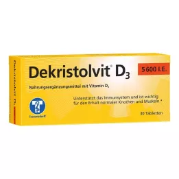 DEKRISTOLVIT D3 5 600 IE tabletter, 30 stk
